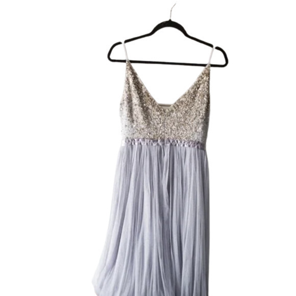NWT NEW BHLDN ANTHROPOLOGIE AVERY DRESS LAV VIOLET PLUS SZ‎ 22 - Picture 10 of 16